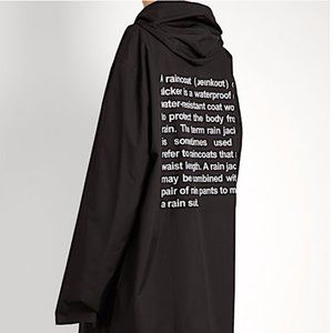 RARE Vetements Exclusive "Official Fake" Raincoat
